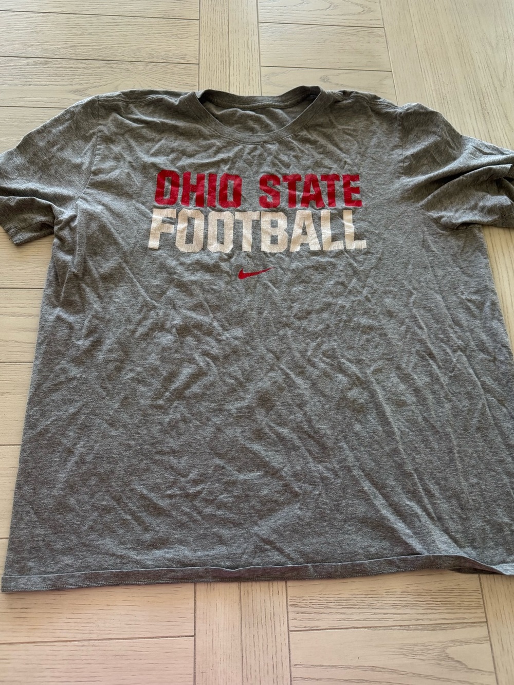 T-shirt with Ohio State Football text